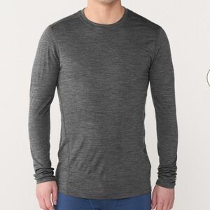 REÍ Classic All-Season Blue Long-Sleeve Base Layer Top Long Sleeve Shirt Top 1XL